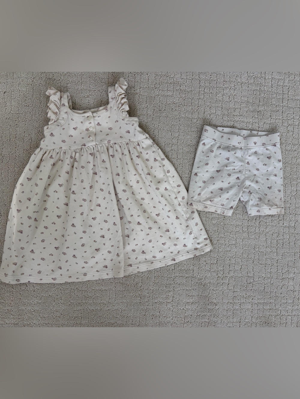 Jamie Kay dress and bike shorts